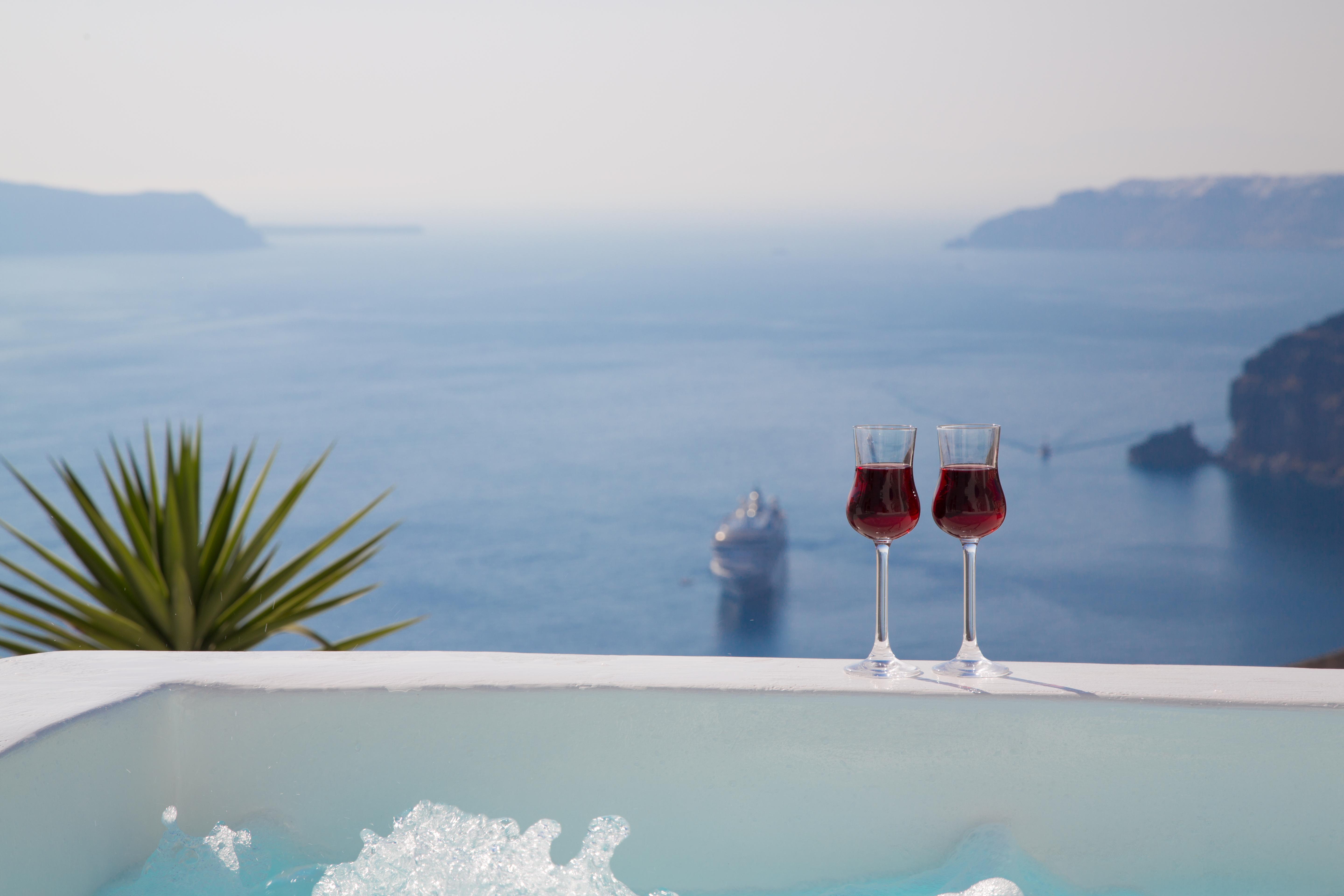 Trieris Villa & Suites Fira  Bagian luar foto