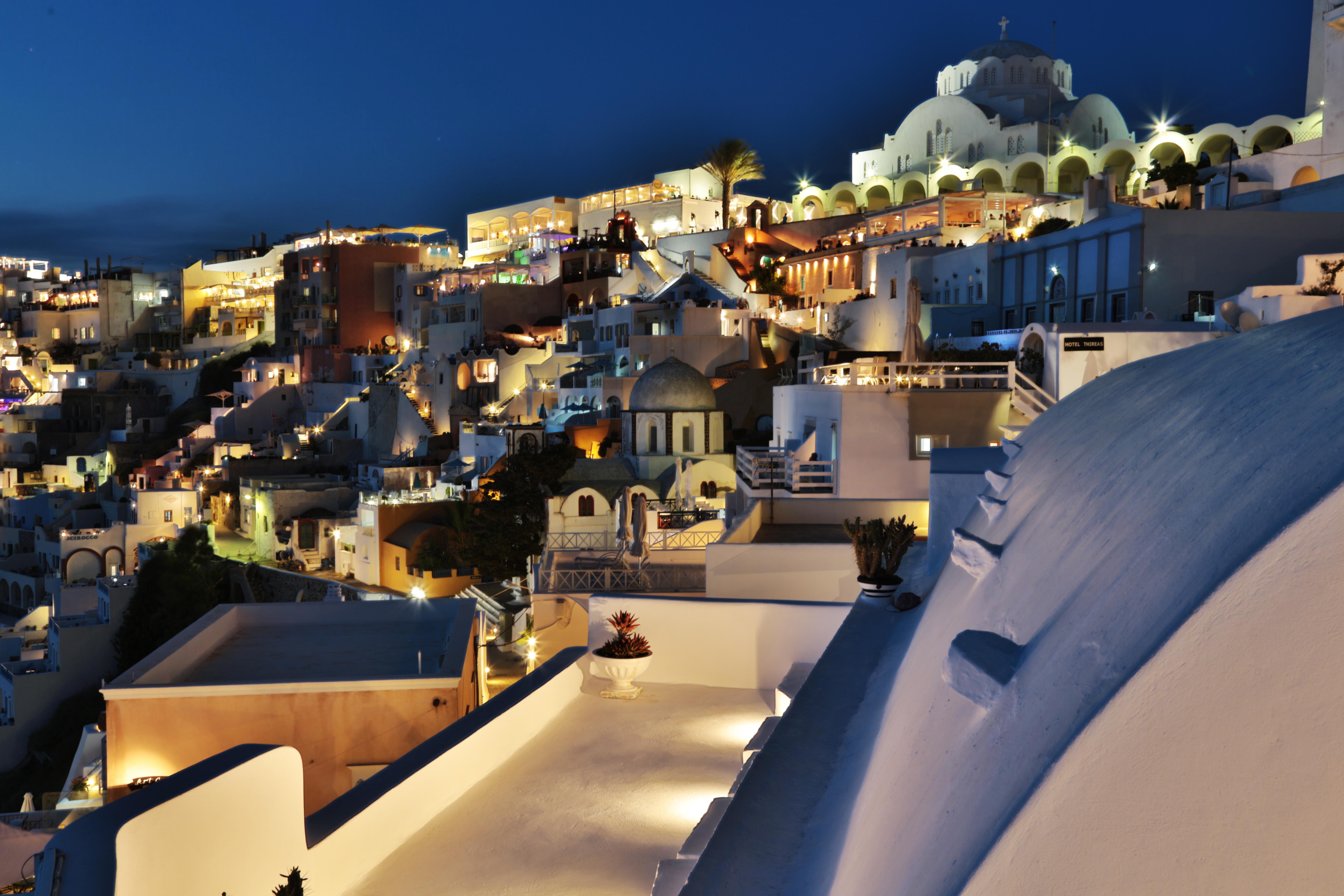Trieris Villa & Suites Fira  Bagian luar foto