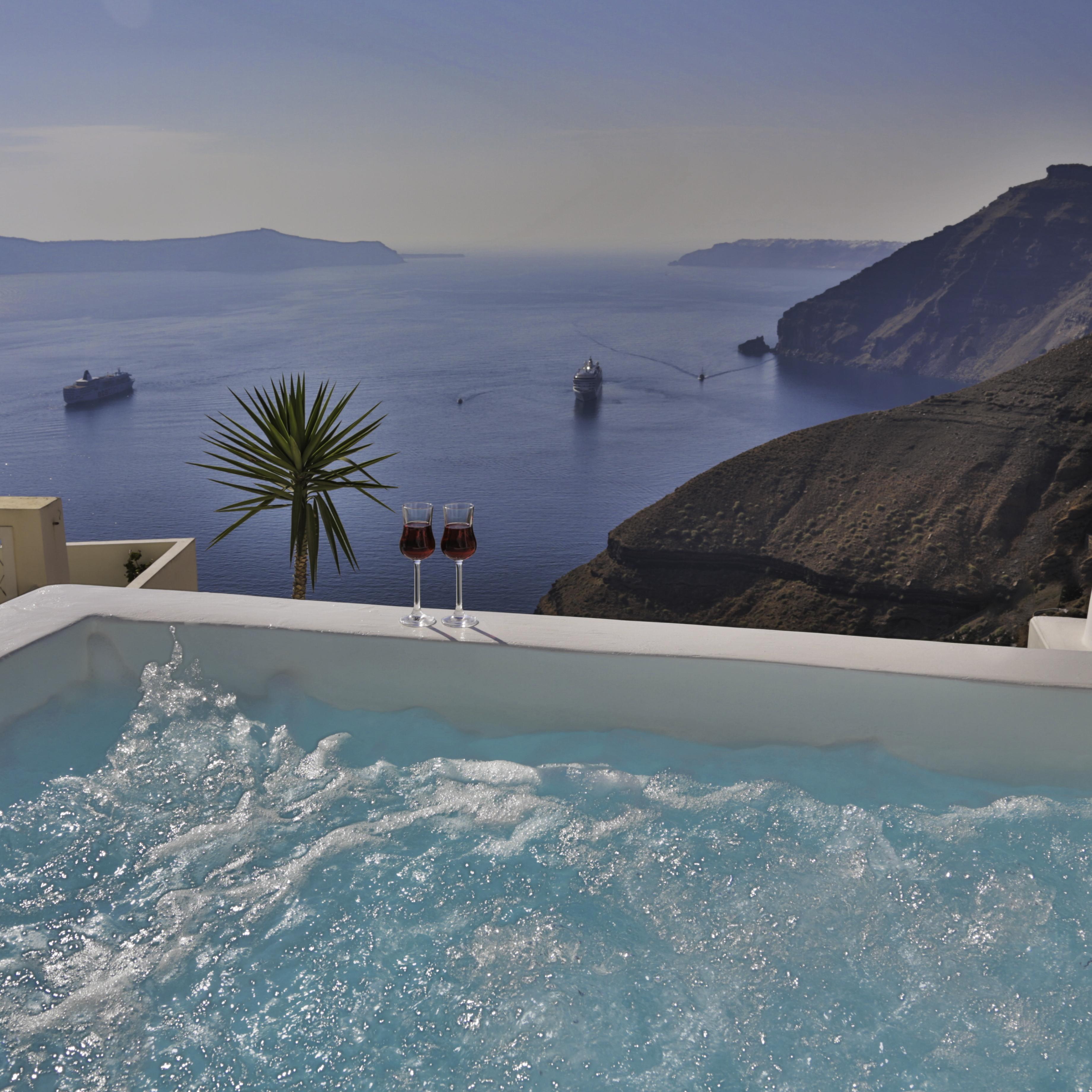 Trieris Villa & Suites Fira  Bagian luar foto