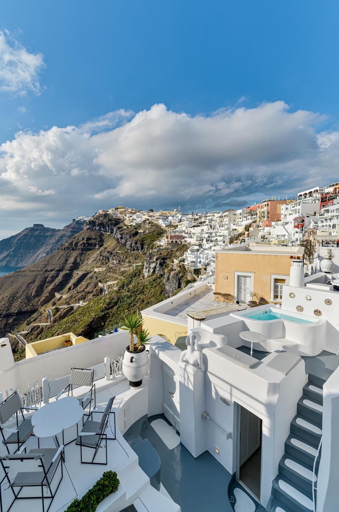 Trieris Villa & Suites Fira  Bagian luar foto