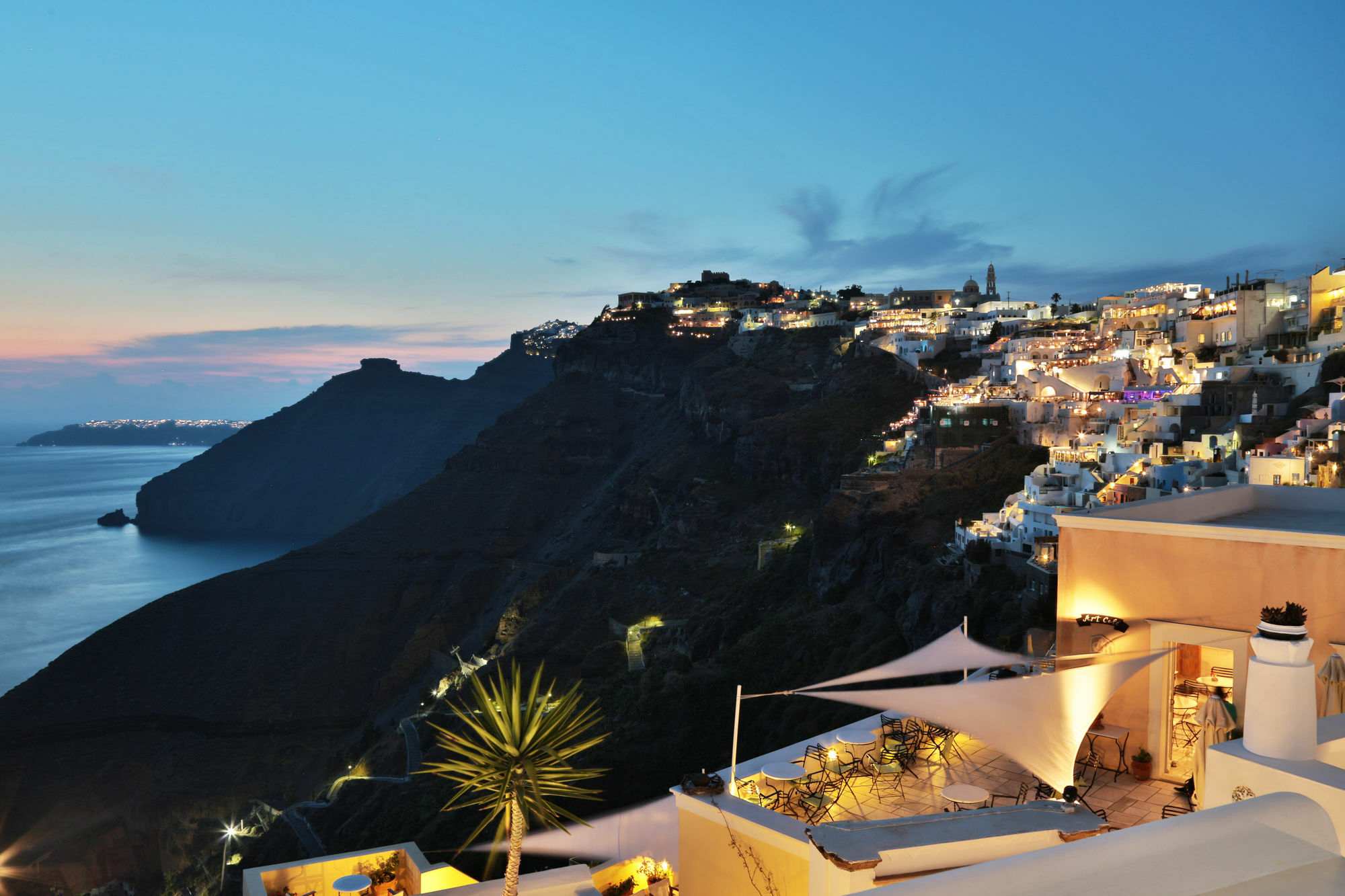 Trieris Villa & Suites Fira  Bagian luar foto
