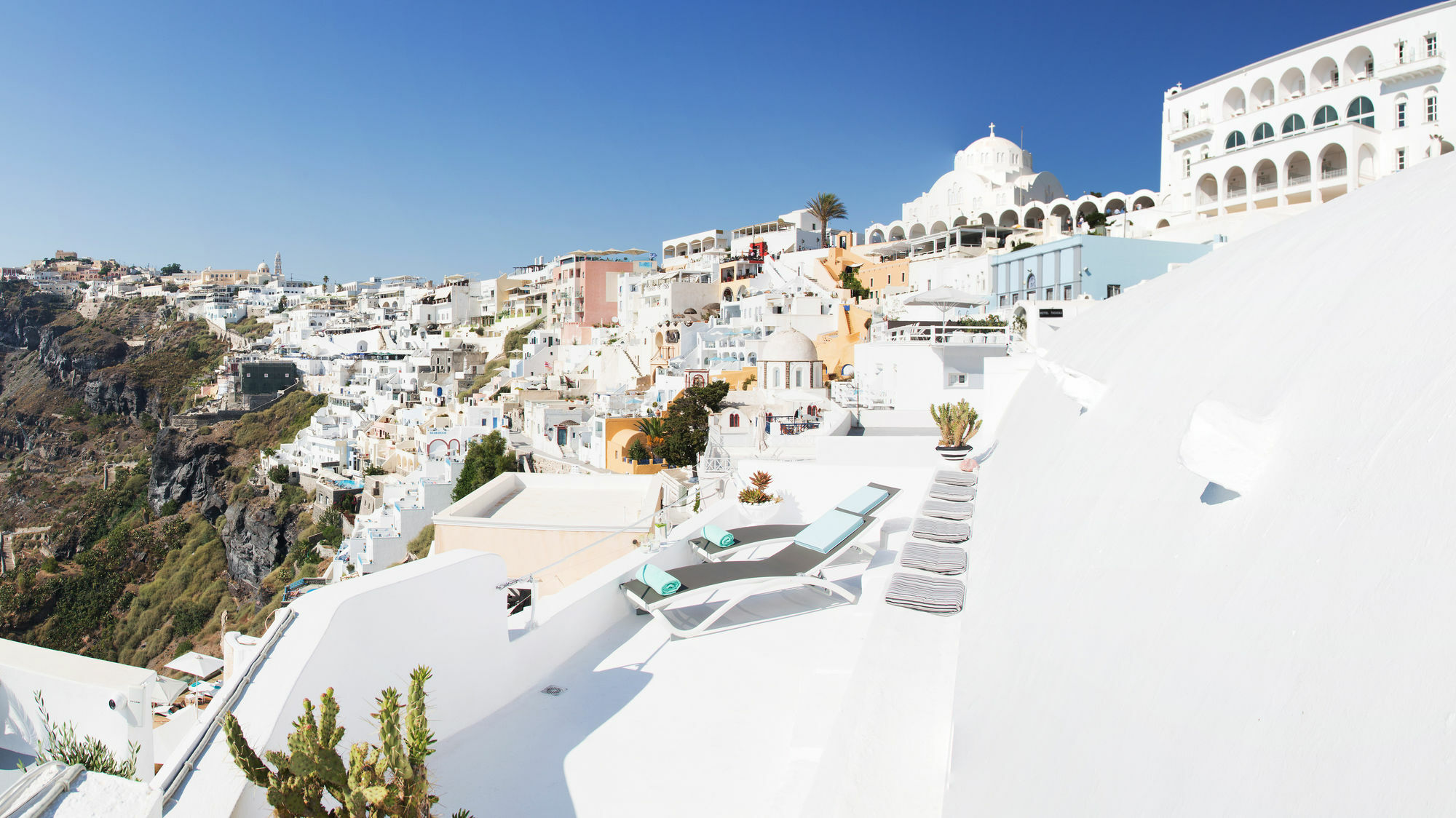 Trieris Villa & Suites Fira  Bagian luar foto