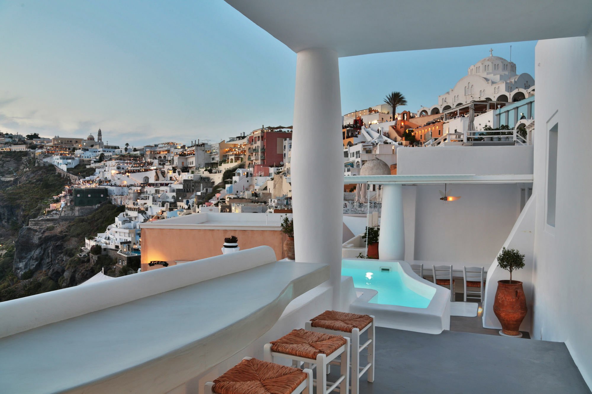 Trieris Villa & Suites Fira  Bagian luar foto